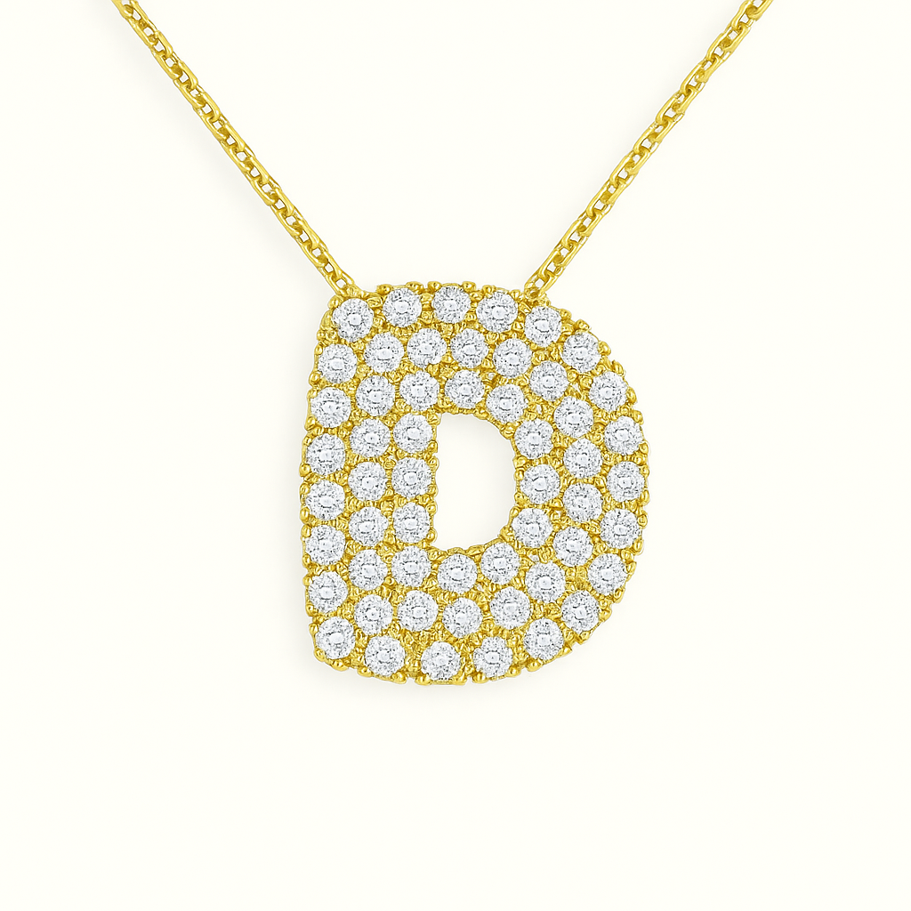 Collana Iniziale Dorata
