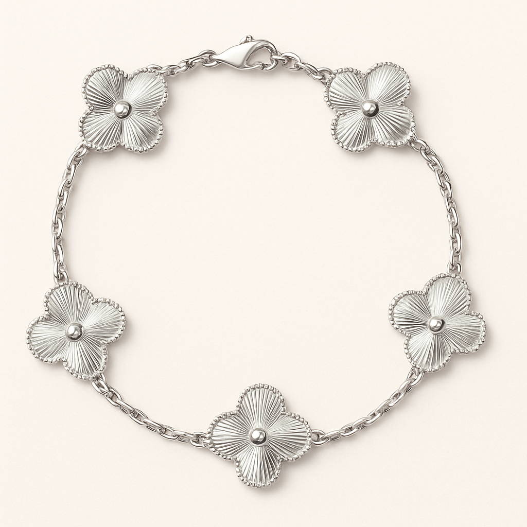 Set Trifoglio Argento