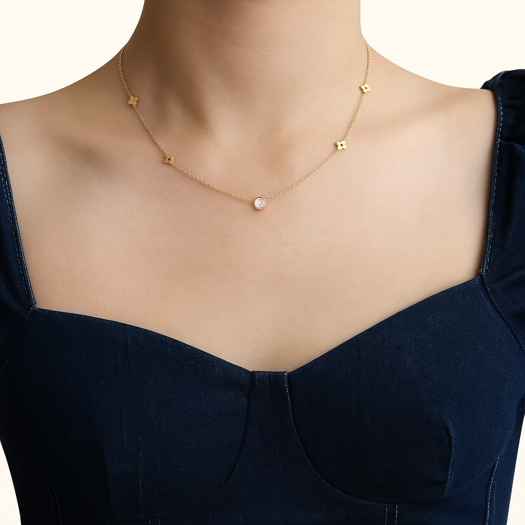 Collana Carrie Trifoglio