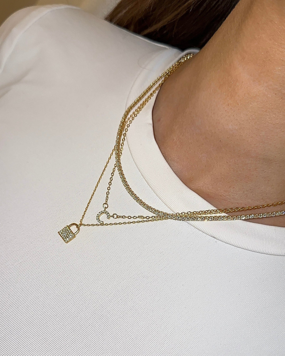 Collana Iniziale con Cristalli