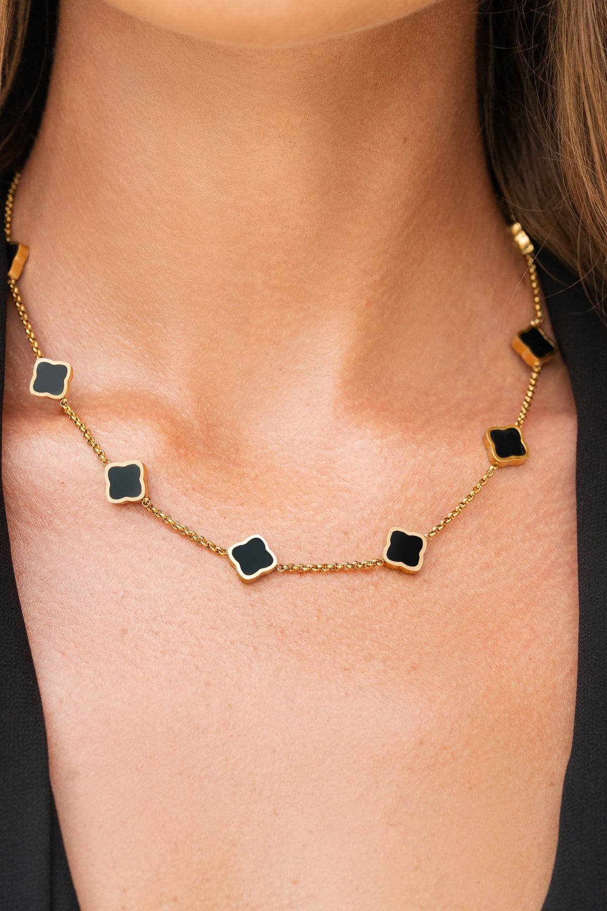 Collana Trifoglio a Filo