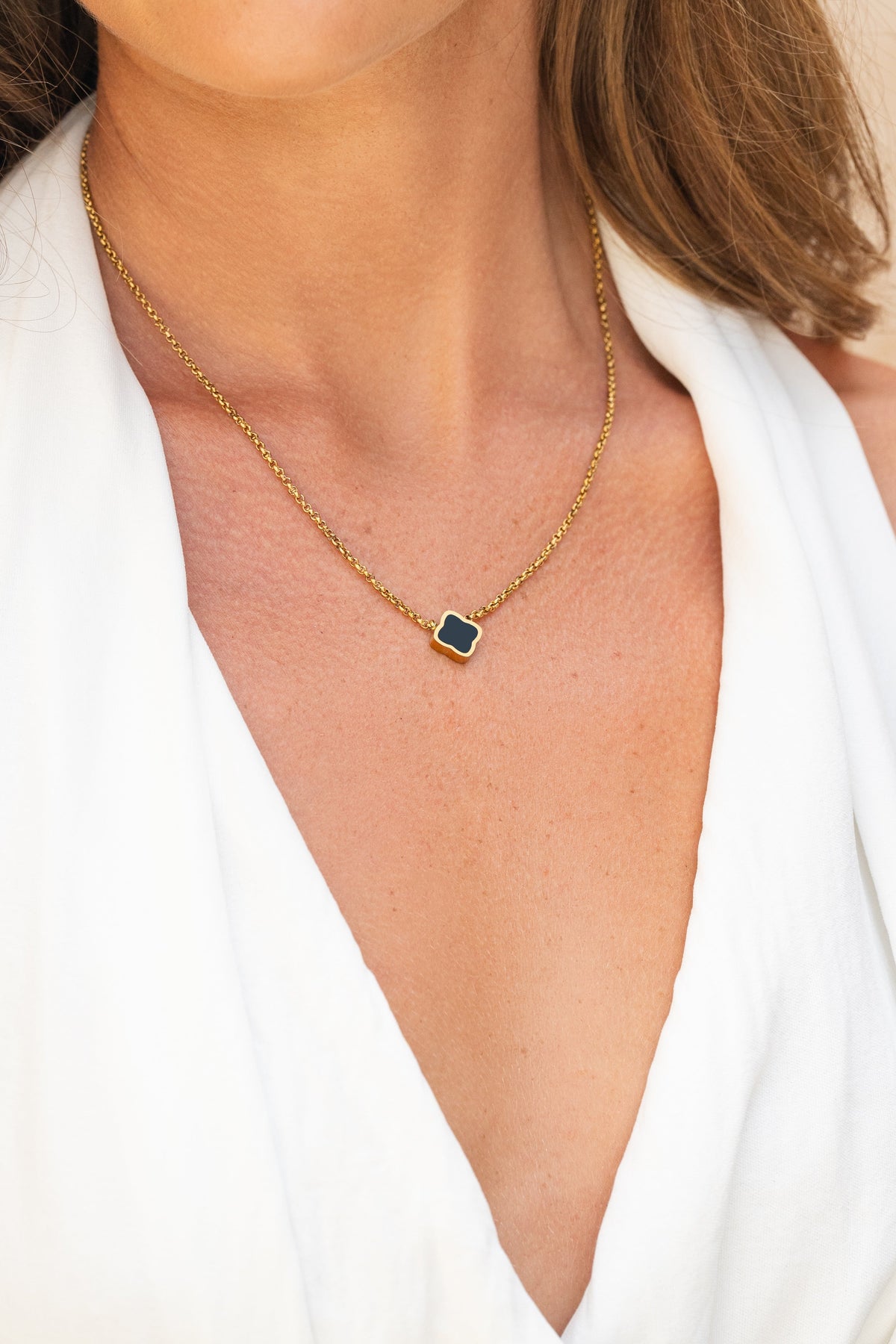 Collana Trifoglio con Ciondolo