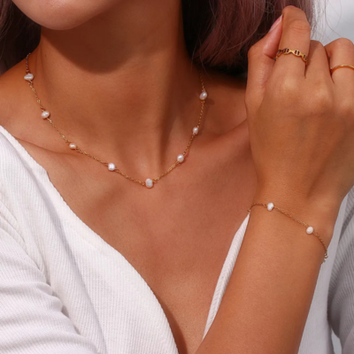 Collana Laney con Perle