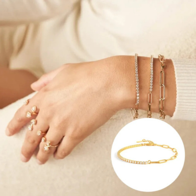 Bracciale Fae Tennis a Catena