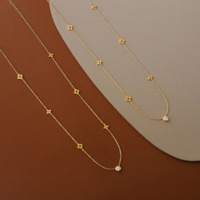 Collana Carrie Trifoglio