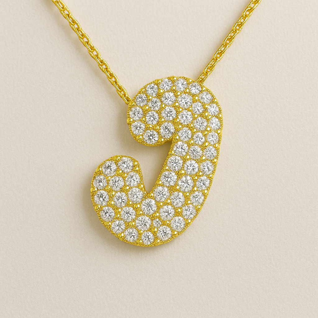 Collana Iniziale Dorata