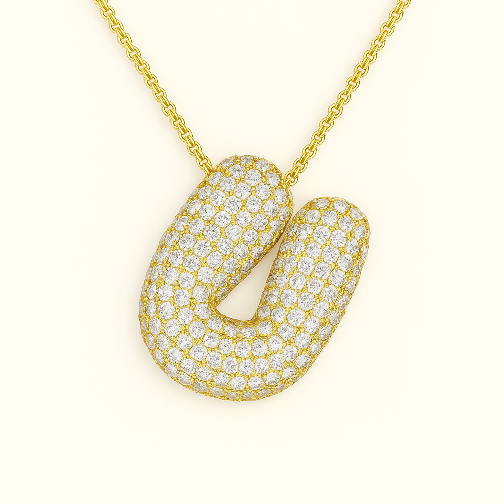 Collana Iniziale Dorata