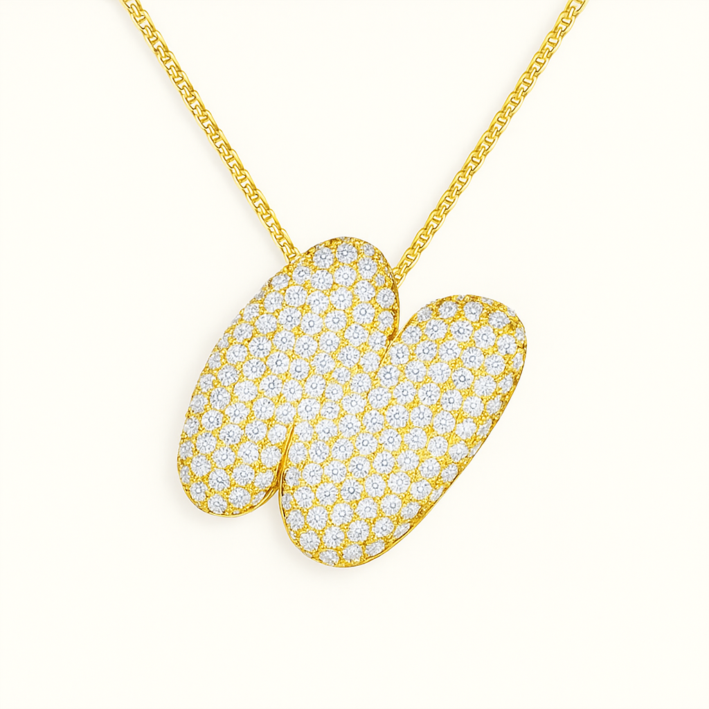 Collana Iniziale Dorata