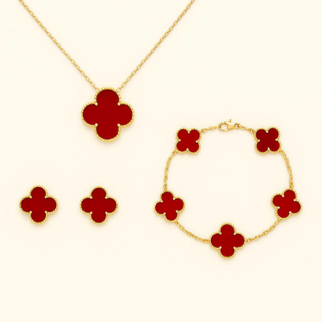 Set Trifoglio Rosso