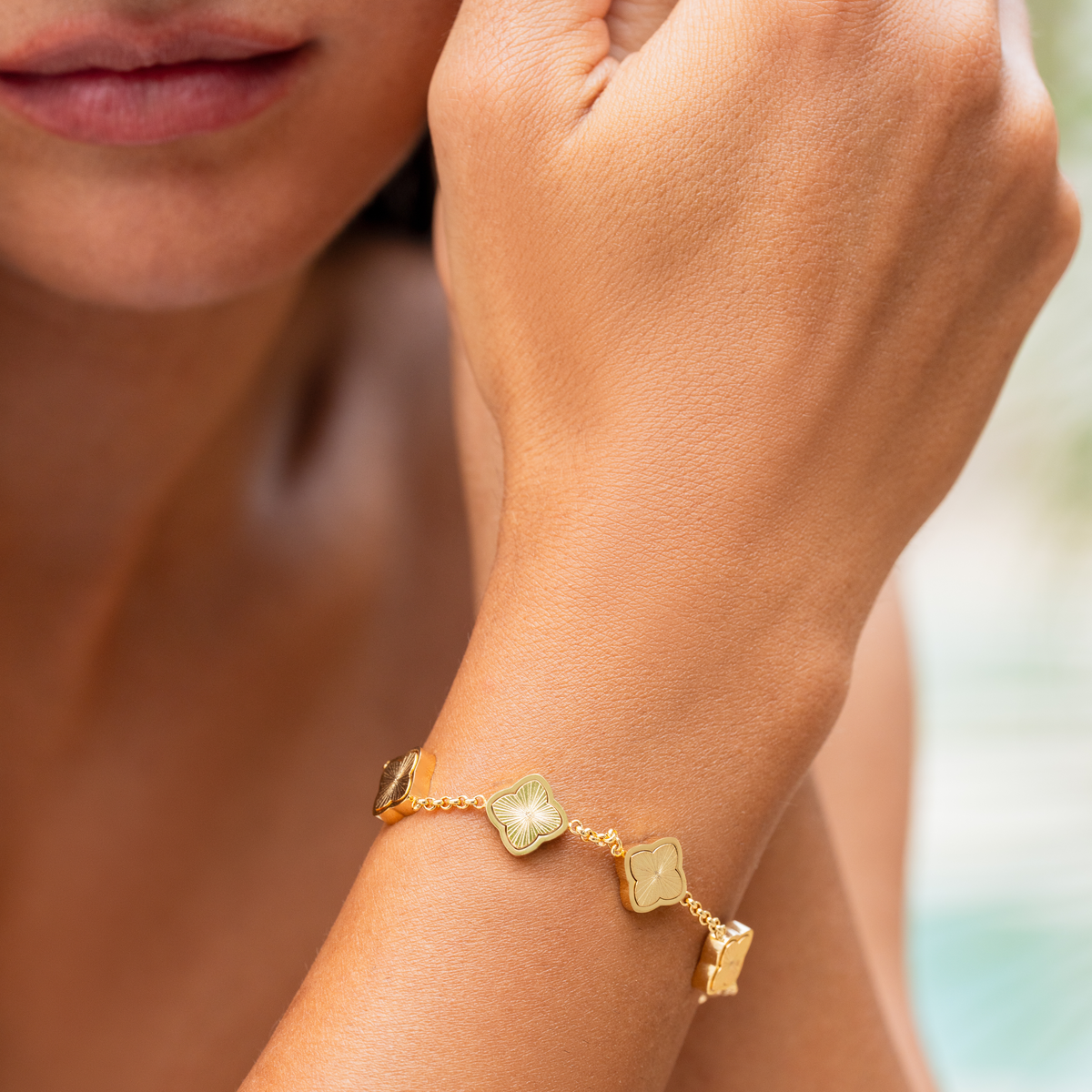 Bracciale Trifoglio Oro