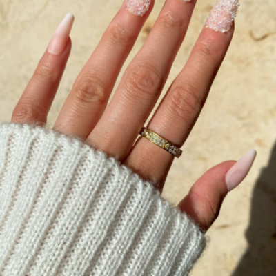 Anello Amore Pavé
