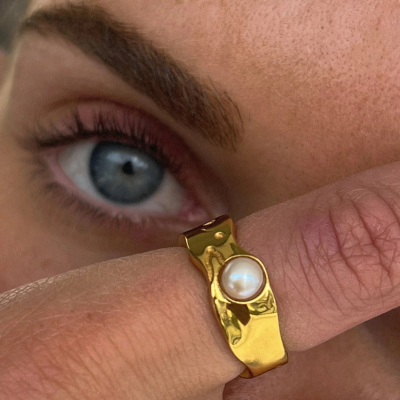 Anello Sista con Perla