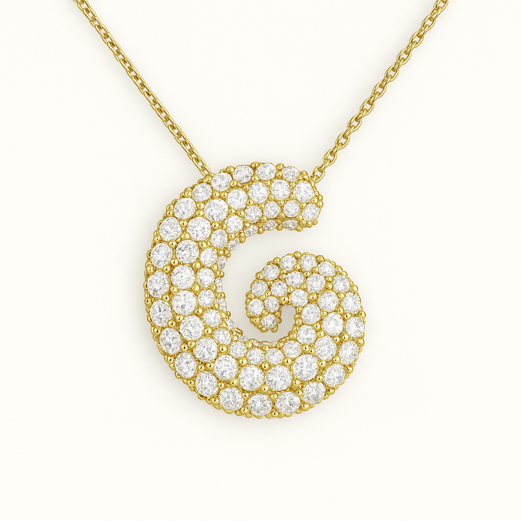Collana Iniziale Dorata