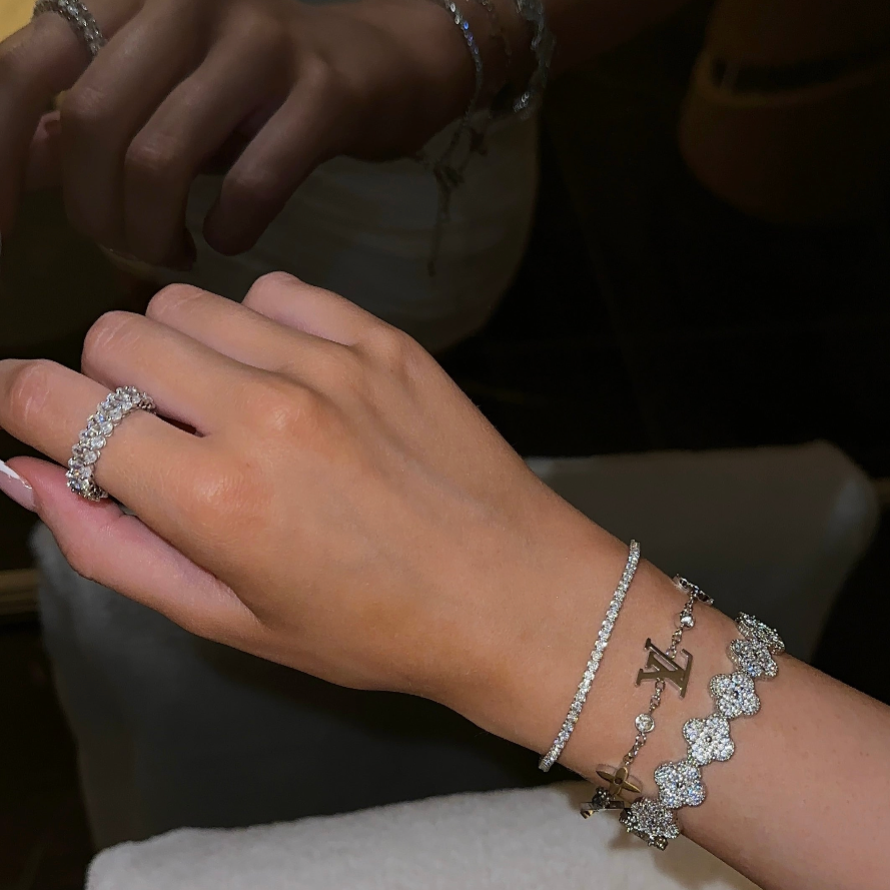Bracciale Rigido Trifoglio
