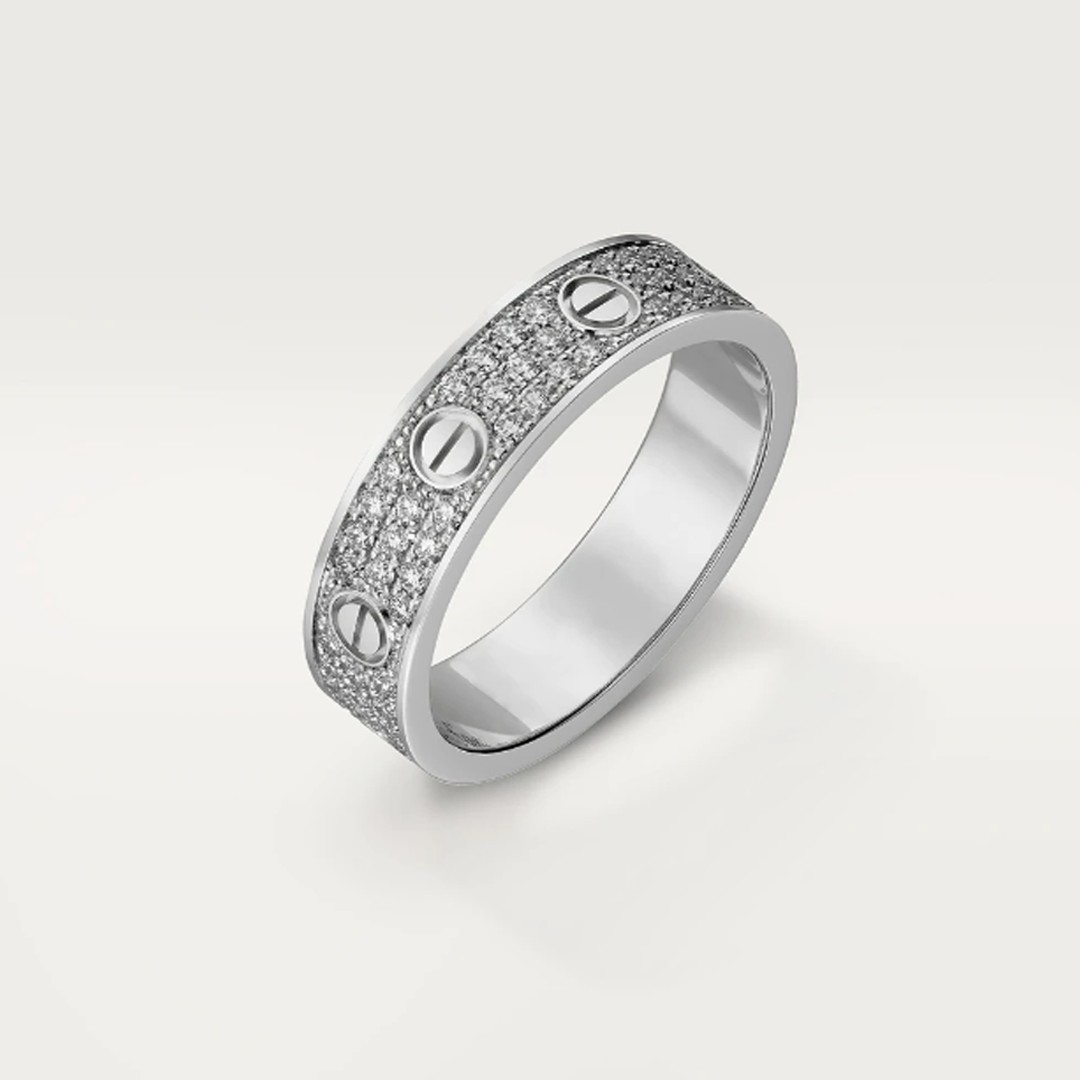 Anello Amore con Cristalli