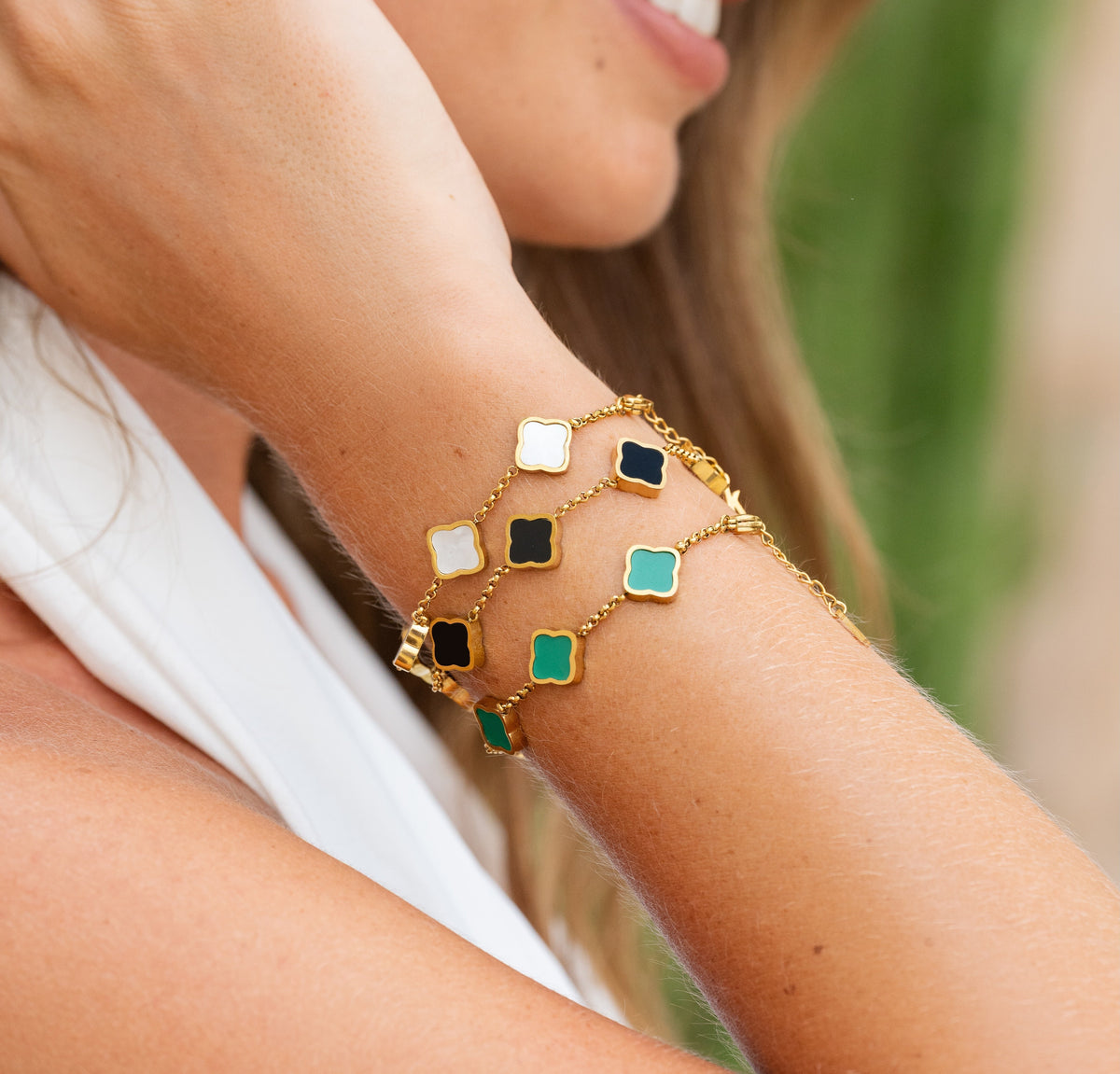 Bracciale Trifoglio Oro