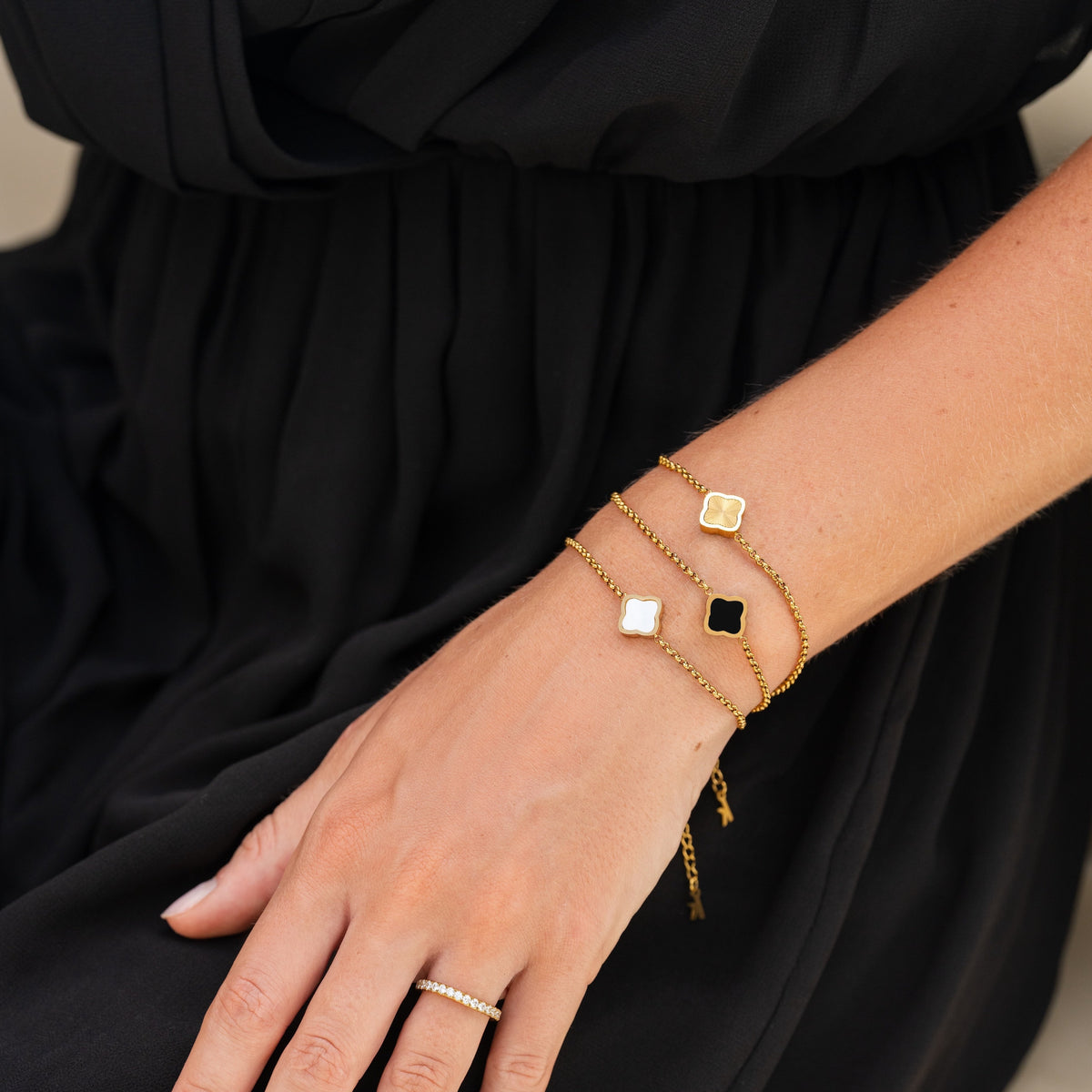 Bracciale Trifoglio con Charm