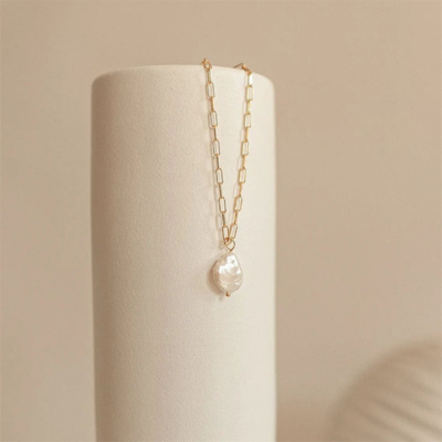Collana Kos a Maglie con Perla