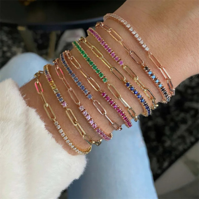 Bracciale Fae Tennis a Catena