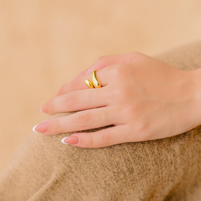Anello Cora Scultoreo