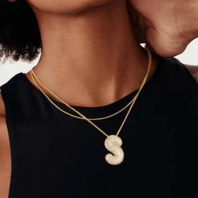 Collana Iniziale Dorata